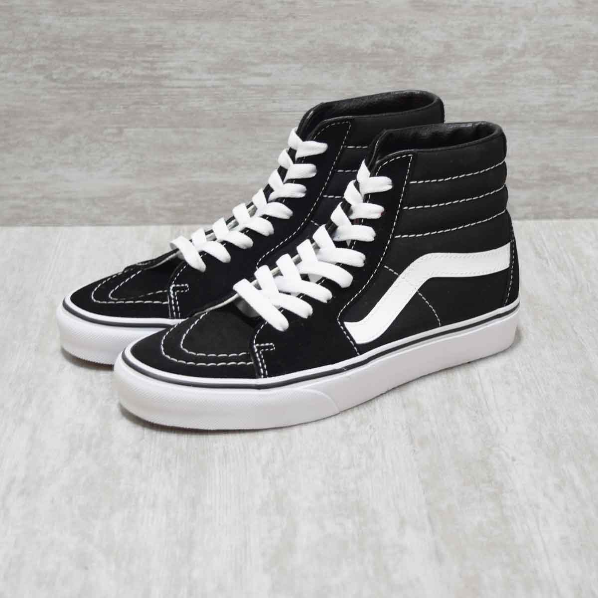 Vans Skate Sk8-Hi Black/White M 5.5 W 7.0 | eBay