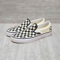 Classic Slip-On Black/White Checkerboard